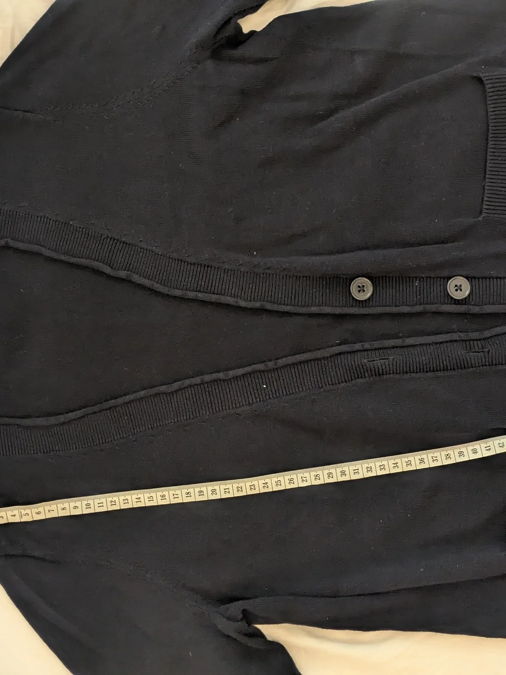 Talbots Blue Lightweight Button-Front Cardigan Jacket - Picture 5 of 6
